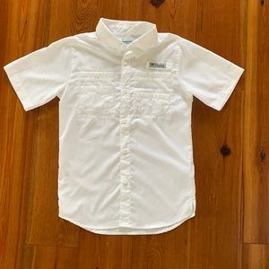 Boys Columbia dry fit fishing shirt